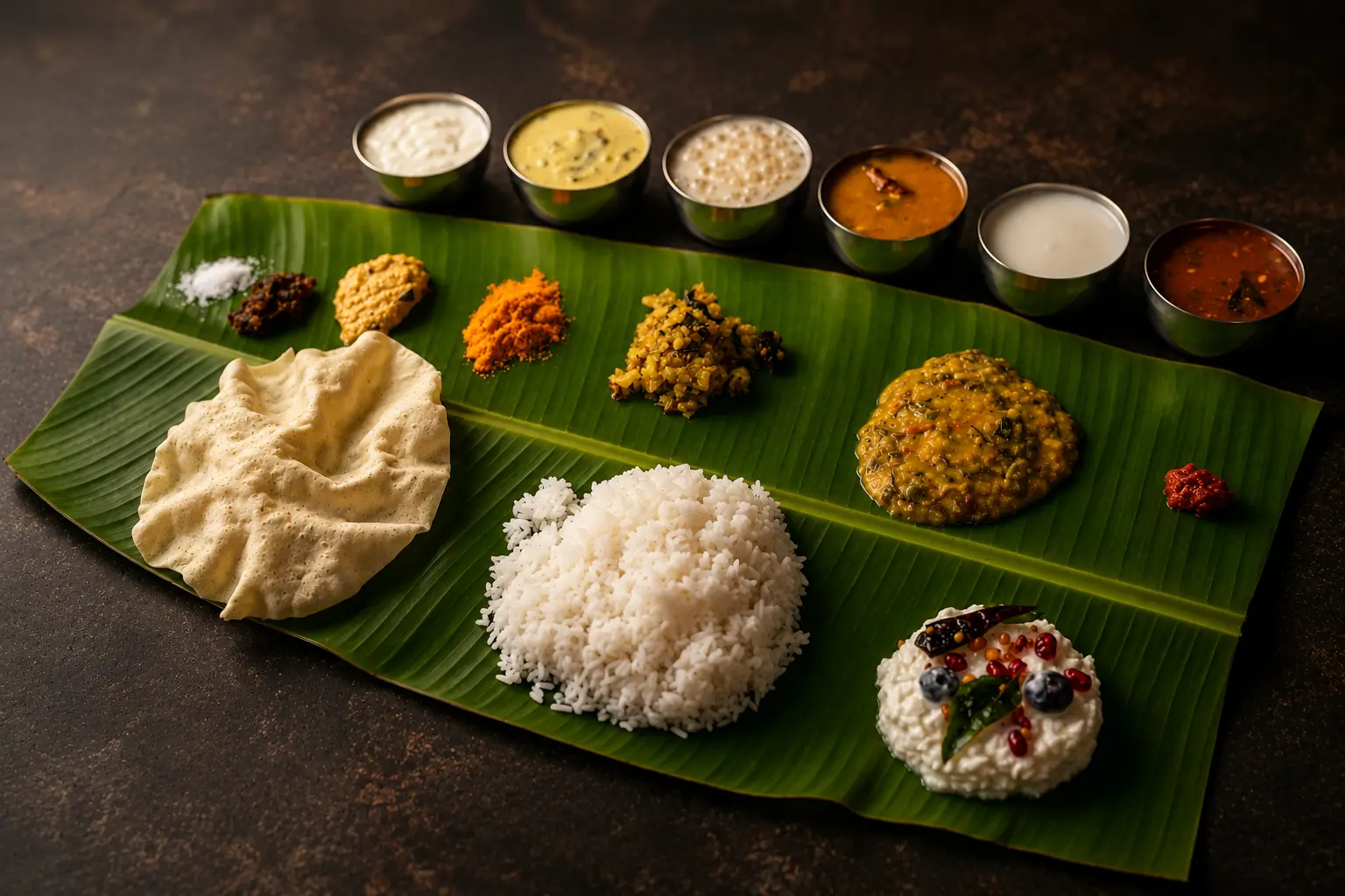 Andhra Banana Leaf Thali